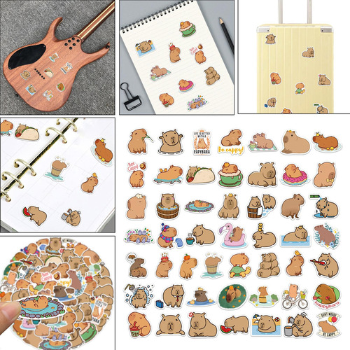 , 2 X 50 Uds. De Pegatinas De De Dibujos Animados,