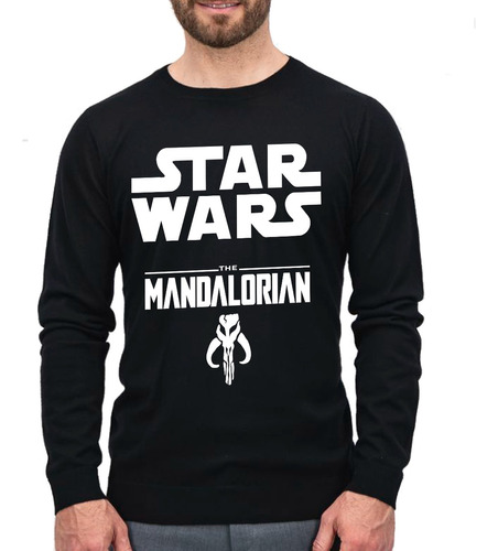 Camiseta Remera Manga Larga De Star Wars Mandalorian