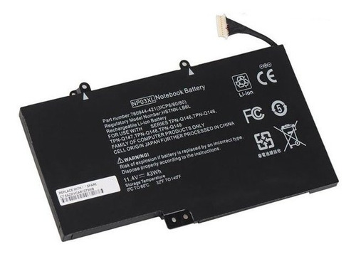 Bateria Hp Pavilion X360 13-a010dx 13-a110dx15-u010dx Np03xl