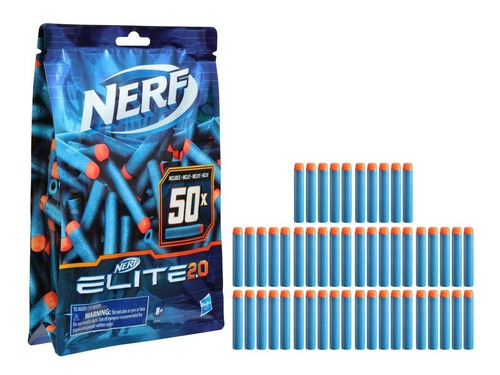 Nerf Pack 50 Dardos Elite - Hasbro / Diverti