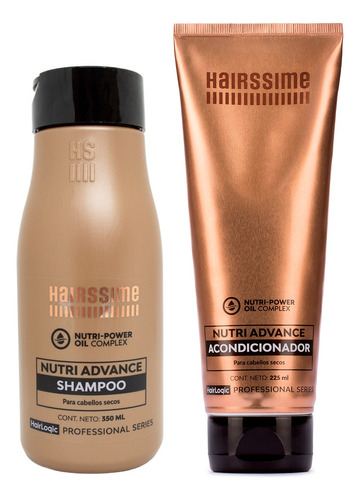 Hairssime Nutri Advance Shampoo + Acondicionador Chico 3c