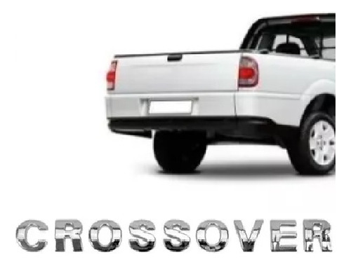 Emblema Crossover Cromado Saveiro G3 E G4 Pequeno Volkswagen