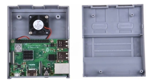 Snespi Case P/ Carcaça Super Nintendo Raspberry Pi 3 B+ Plus
