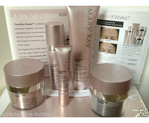 Nuevo Mary Kay Timewise Repair Volu-firm 5 Product Set Adv S