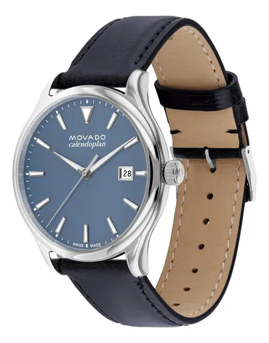Reloj De Hombre Suizo Con Correa De Cuero Clásico 3 Atm