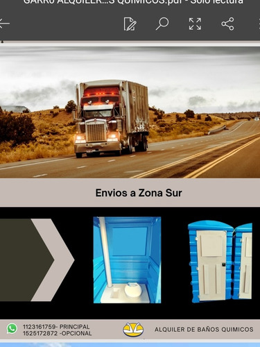 Imagen 5 de 5 de Alquiler De Baños Químicos