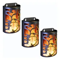 Comprar Farol Decorativo Temporizador Vela Llama Aplique 3