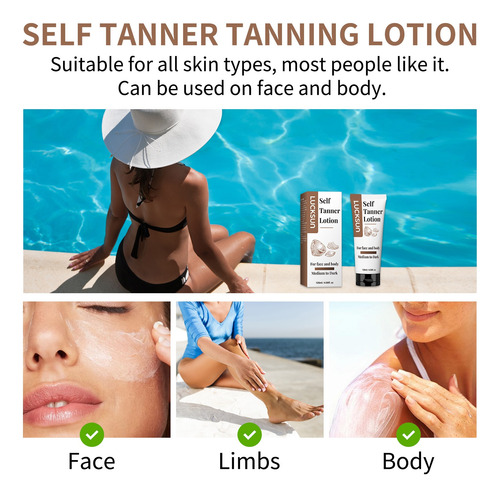 Loción Autobronceadora Spf 30+ Protección Bronceadora Hidrat
