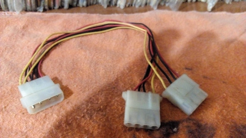 Cable Power Molex 4 Pin Macho A 2 Molex 4 Pin Hembra