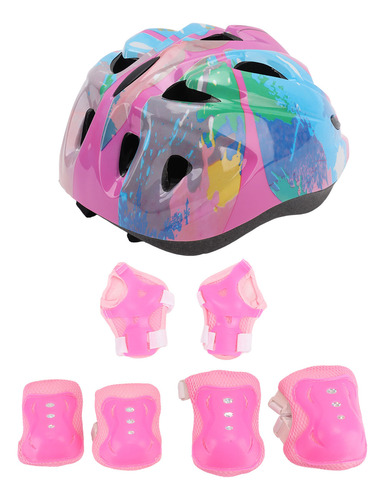 Juego De Cascos De Bicicleta Para Niños, 7 Piezas, Equipo Pr