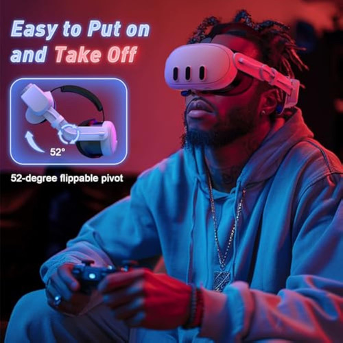 Head Strap With Battery For Meta Quest 3s/quest 3