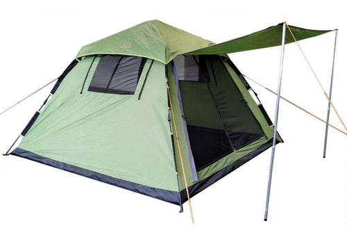 Carpa Autoarmable 3 Pers Camping + Bolso + Tirantes+ Estacas