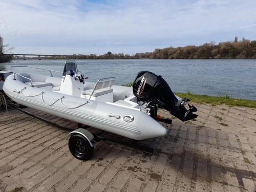 Imagen 4 de 16 de Semirrigido/bote 500 Kiel P/navegar Equipado Y Mercury 90hp