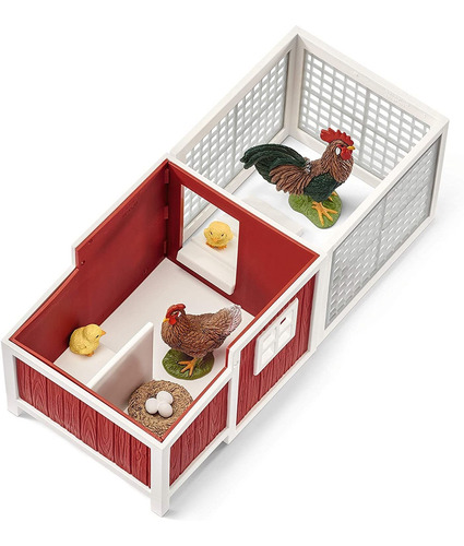 Schleich Granja Mundo - Juguete De Gallina Para Niños De 3 A