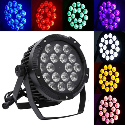 Tengchang 6 1 Rgbwa Uv Led Dj Par Luz Dmx Etapa Iluminacion