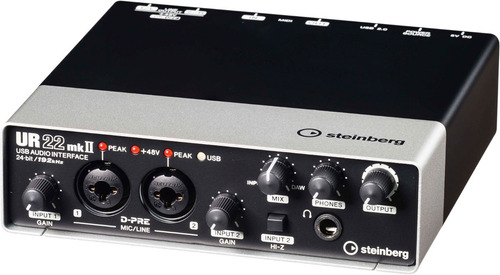 Interface Audio Usb Profesional Yamaha Steinberg Ur 22mk2
