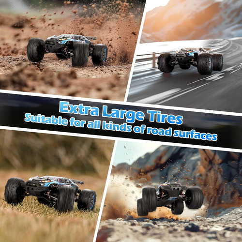 Itefdtutne Camión Rc Buggy Sin Escobillas 1/10 4x4