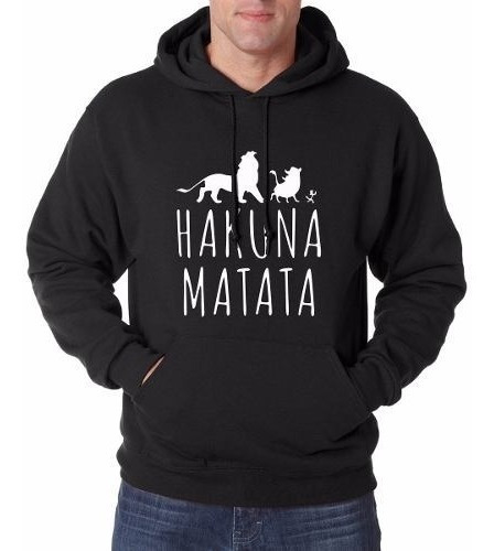 Blusa Moletom Unissex Hakuna Matata O Rei Leão De Qualidade