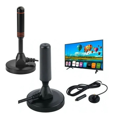 Imagen 1 de 9 de Antena Digital Para Tv Abierta Hd Canales Led O Smart Tv
