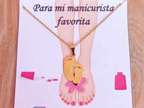 Collar Pies Manicurista 