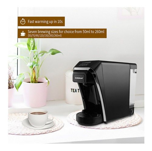 Chulux - Cafetera Qf-cm823 3 En Uno - Capsulas/café Molido