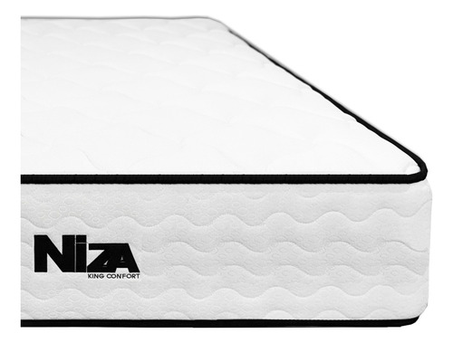 Colchón Matrimonial Hibrido | 32 Cm Ergonómico Color Blanco Blanco