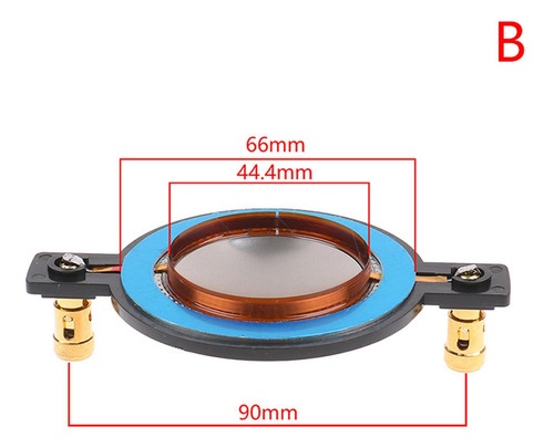 Bobina De Voz De Tweeter Fácil De Instalar Bobina 44,4 Mm
