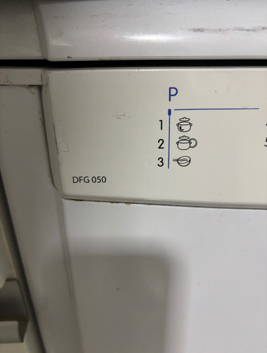 Lavavajillas Indesit Dfg050 Lavaplatos Ideal Para Repuestos Blanco (Usado)