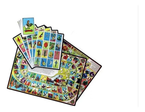 Juego De Mesa Serpientes Y Escaleras Juego De Oca Y Lotería