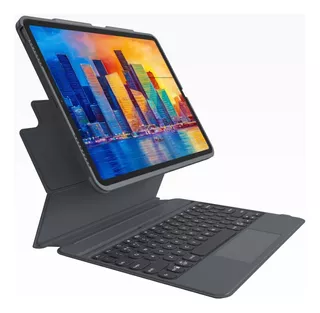 Teclado Y Case Zagg Con Trackpad Para iPad Pro 12.9 3,4 Y 5a