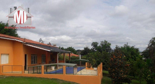 Imagem 1 de 18 de Linda Chácara Com Escritura, 4 Dormitórios, Pomar, Piscina, Vista Deslumbrante, À Venda, 1340 M² Por R$ 900.000 - Rural - Bragança Paulista/sp - Ch0964