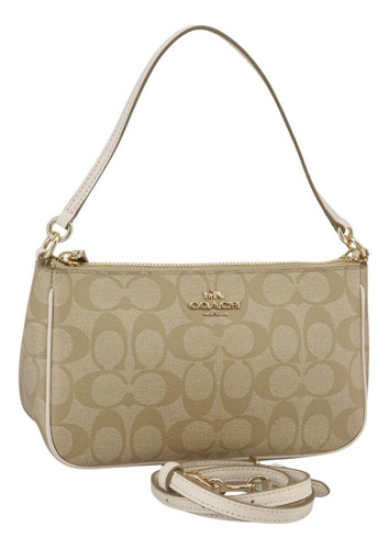 Bolsa Coach Nolita Colores. Acabado De Los Herrajes Oro Colo Beige Monogram Oro Beige (Reacondicionado)