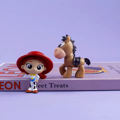 Toy Story Miniaturas Infantil Kit Com 8 Peças Pvc