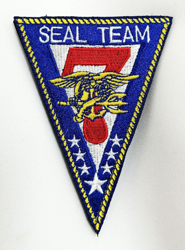 Parche Militar, Tela Velcro, Navy Seal Team 7 Us Navy 