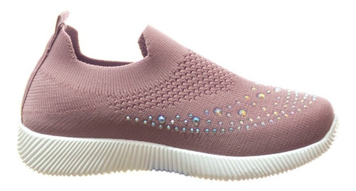 Zapatillas Lady Stork Niñas Morita Con Brillos Elastizada