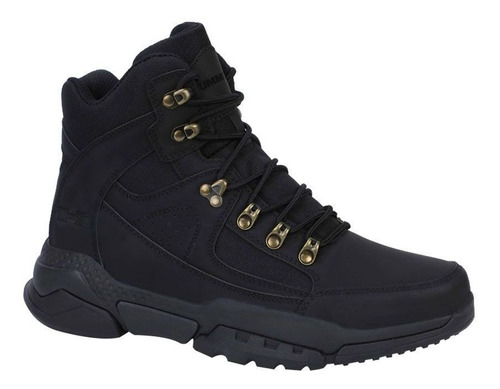 Bota Hiker Hummer Negro Caballero Moda Comodo Antiderrapante