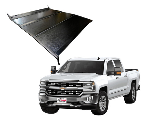 Tapa Agencia Hard 4 Fold Chevrolet Silverado D/c 2009-2021