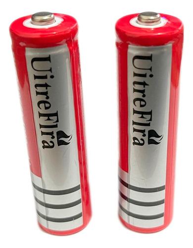 2 baterías de linterna T6 recargables 18650, 4800 mAh, 4,2 V