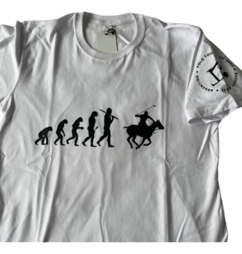 Remera Evolución Polo Blanca