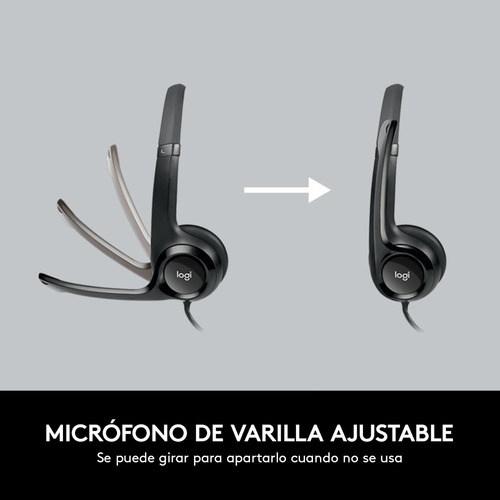 Imagen 11 de 11 de Audífonos Logitech H390 negro