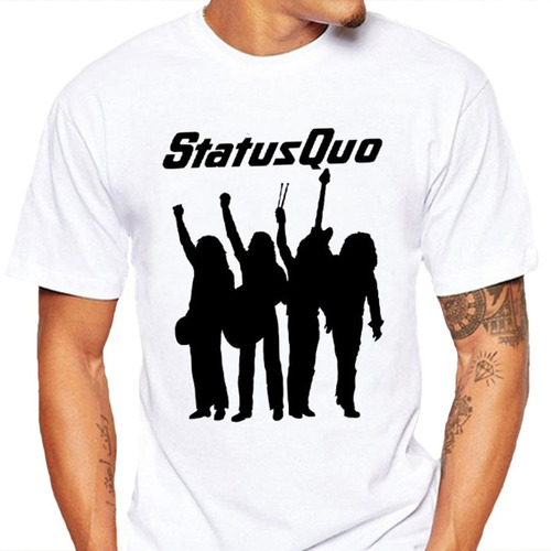 Promoção - Camiseta Masculina Status Quo - 100% Algodão
