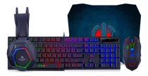 Comprar Kit Gamer Enkore 4 En 1 Brain Teclado+ Mouse + Audifono +pad