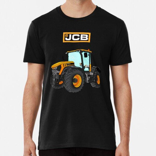 Remera Tractor Jcb Tractor Amarillo Algodon Premium