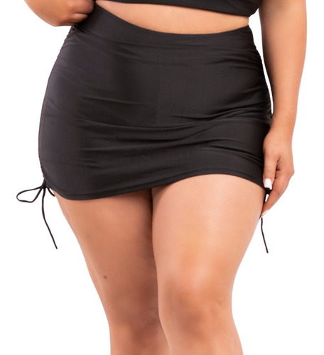 Imagen 3 de 4 de Falda Short Straps Tiro Alto Traje De Baño