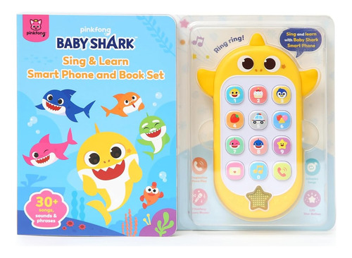Baby Shark Sing & Learn Smart Phone And Book Set, Baby Shark