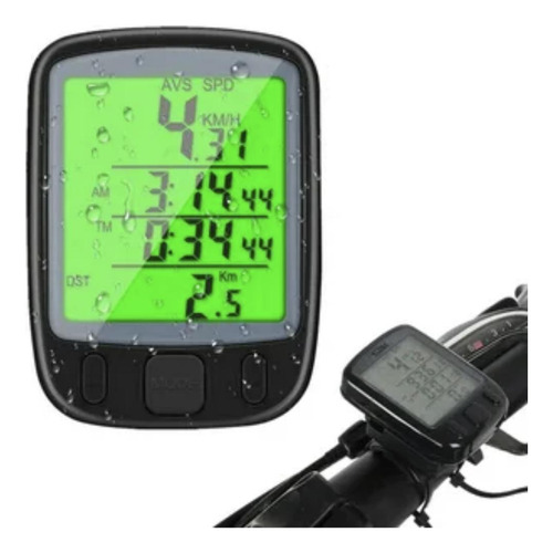 Ciclocomputador Bicicleta Controle Quilometragem E Luz