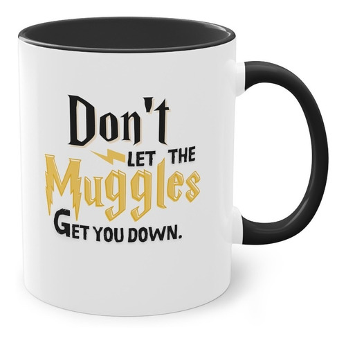 Imagen 1 de 1 de Taza Harry Potter -  Don't Let The Muggles - Asa Negra