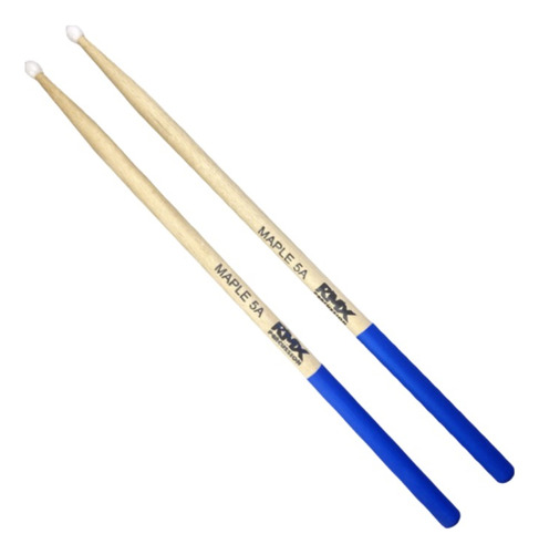 Baqueta Maple 5a Rmx Con Antideslizante Azul