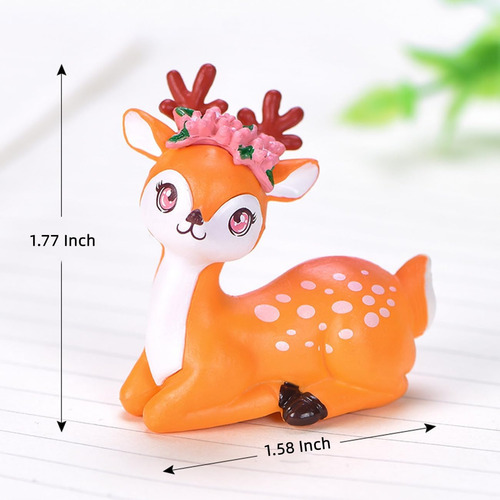 Sika - Accesorios De Jardín De Hadas De Ciervos, Kit De Jard