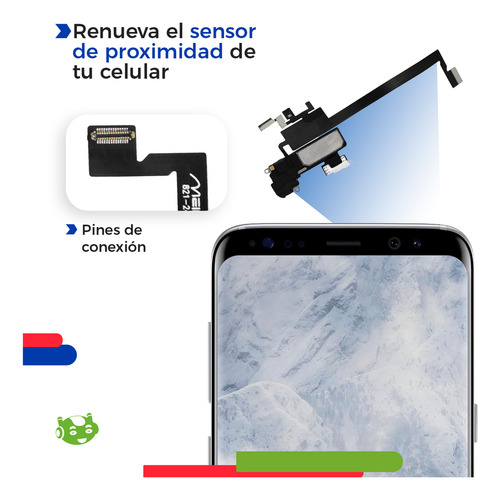 Flexor Sensor De Proximidad C/auricular Compatible Con iPhone XS Max A1921 A2101 Slim Company